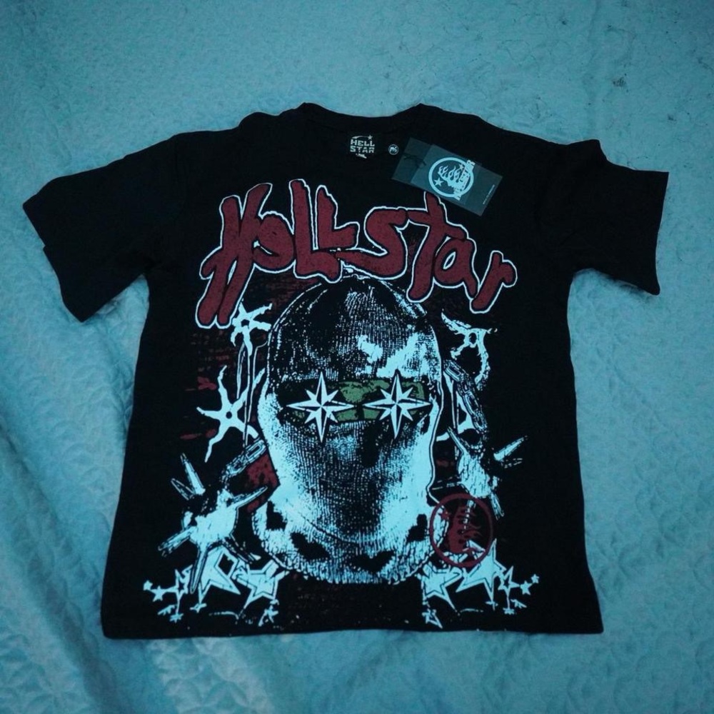 Black Graphic HELLSTAR T-Shirt